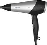Grundig HD 6080 B hårtørrer 2200 W Sort, Sølv