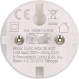 Brennenstuhl 1508110010 strømstik adapter Type F Type C Hvid