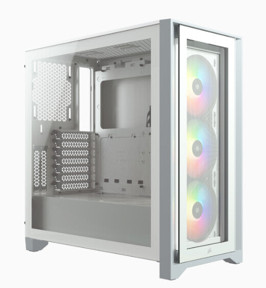 Corsair iCUE 4000X RGB Midi Tower Hvid