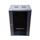 Extralink 18U 600X600 WALL-MOUNTED RACKMOUNT CABINET BLACK Vægmonteret stativ Sort