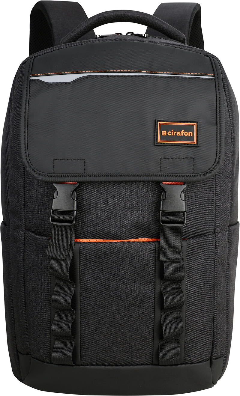 Cirafon CBP10542 taske og etui til laptop 39,6 cm (15.6") Rygsæk Sort