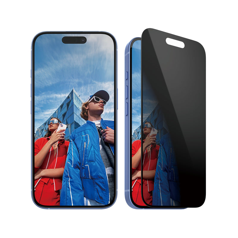PanzerGlass ® 2-Way Privacy Skærmbeskyttelse iPhone 16 | 15 | Ultra-Wide Fit m. EasyAligner