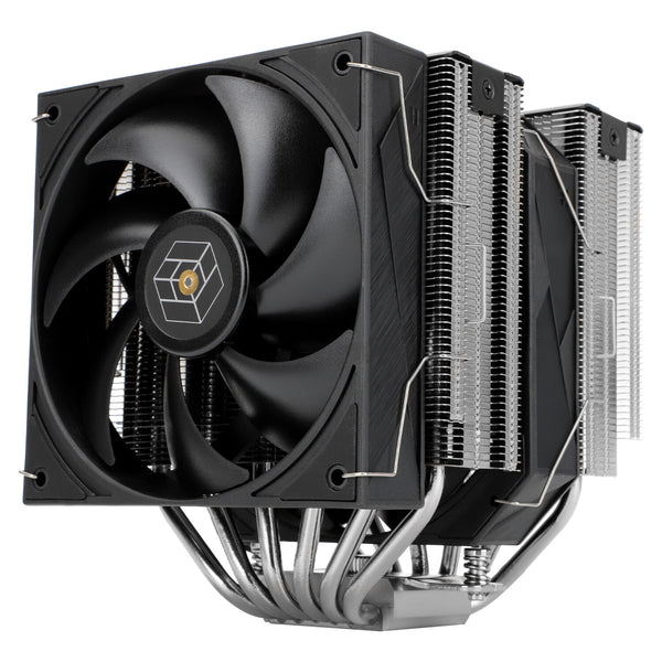 Thermalright Royal pretor 130 Processor Køleplade/køler 13 cm Sort, Sølv