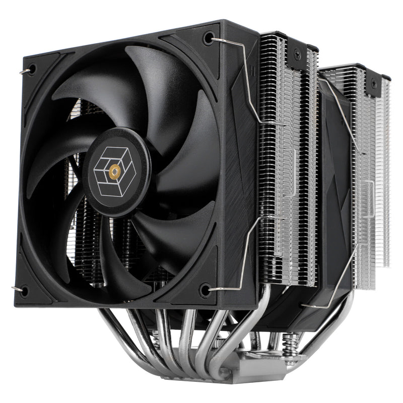 Thermalright Royal pretor 130 Processor Køleplade/køler 13 cm Sort, Sølv