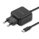 Qoltec 50197 oplader til mobil enhed Smartphone, Tablet Sort Vekselstrøm, DC, USB Indendørs