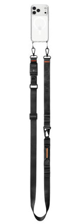 Spigen DA30M strop Mobiltelefon Nylon, Metal Sort