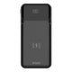 Savio BA-09 powerbank Lithium polymer (LiPo) 37 mAh Trådløs opladning Sort