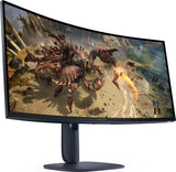 Alienware AW3425DWM computerskærm 86,4 cm (34") 3440 x 1440 pixel Wide Quad HD LCD Sort, Blå