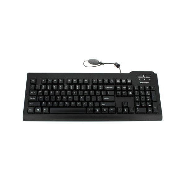 Seal Shield Silver Seal tastatur Universel USB QWERTZ Tysk Sort