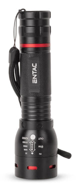 Entac EFL-ZOOM-5W-ALU lommelygte Sort Hånd lommelygte
