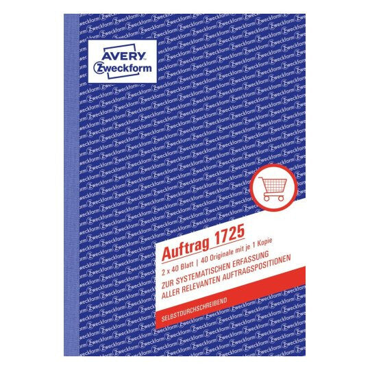 Avery 1725 forretningsformular