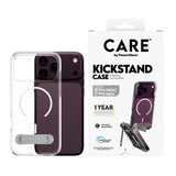 PanzerGlass CARE™ by ® Kickstand Case Transparent m. Hvid MagSafe iPhone 18 Pro Max | 17 Pro Max