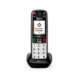 Gigaset EASY 500HX Analog/DECT-telefon Nummervisning Sort, Sølv