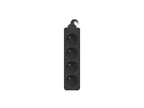 Lanberg PS0-04E-0150-BK stikdåse 1,5 m 4 AC stikkontakt(er) Indendørs Sort