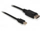 DeLOCK 1m Displayport Cable mini DisplayPort Sort