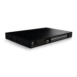 LevelOne GEP-2861 netværksswitch Administreret L2 Gigabit Ethernet (10/100/1000) Strøm over Ethernet (PoE) 1U Sort