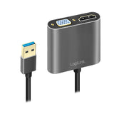 2Direct UA0234 USB grafisk adapter 1920 x 1080 pixel Sort