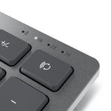 DELL KM7120W tastatur Mus inkluderet Kontor RF trådløs + Bluetooth QWERTY Nordisk Grå, Titanium