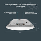 TP-Link FESTA F54 WLAN adgangspunkt 1300 Mbit/s Hvid Strøm over Ethernet (PoE)