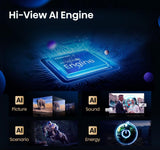 Hisense 65U7Q 165,1 cm (65") 4K Ultra HD Smart TV Wi-Fi Sort 500 cd/m²