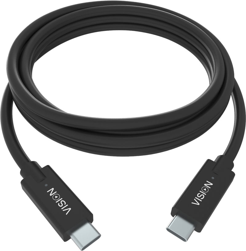 Vision TC 1MUSBC/BL USB-kabel USB 3.2 Gen 1 (3.1 Gen 1) 1 m USB C 5 Gbit/sek. Sort