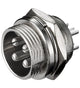Goobay ME 4 XLR M Rustfrit stål