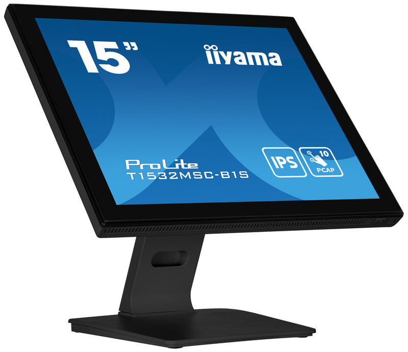 iiyama ProLite T1532MSC-B1S computerskærm 38,1 cm (15") 1024 x 768 pixel XGA LCD Berøringsskærm Sort