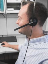 Koss CS200i Headset Ledningsført Kontor/Callcenter Sort