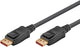 Goobay 74759 DisplayPort kabel 1 m Sort