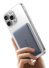 Baseus PicoGo Ultra-Slim 5000 mAh Trådløs opladning Grå