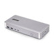 StarTech.com 155UE-USB4-DOCK dockingstation Ledningsført Sølv