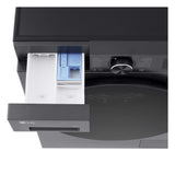 LG F2X50S9TBB vaskemaskine Front-læsning 9 kg 1170 rpm Sort