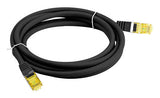 Lanberg PCF6A-10CU netværkskabel Sort 0,25 m Cat6a S/FTP (S-STP)