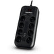 CyberPower Tracer III P0820SUF0-FR overspændingsbeskytter Sort 8 AC stikkontakt(er) 200 - 250 V 1,8 m