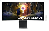 Samsung LS34DG850SUXDU computerskærm 86,4 cm (34") 3440 x 1440 pixel UltraWide Quad HD OLED Sølv