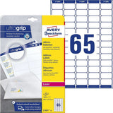 Avery L7651-25 adresse- og postetiket Selvklæbende etiket Hvid