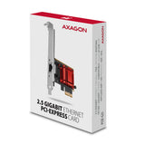 Axagon PCEE-G25 netværkskort Intern Ethernet 2500 Mbit/s