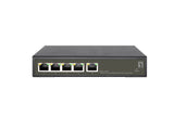 LevelOne GES-2105P netværksswitch Administreret L2 Gigabit Ethernet (10/100/1000) Strøm over Ethernet (PoE) Sort