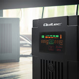 Qoltec 53906 el-ledning Sort 0,15 m IEC 320 Schuko