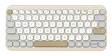 ASUS Marshmallow Keyboard KW100 tastatur Hjem Bluetooth QWERTZ Tysk Beige, Grå, Hvid