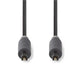 Nedis CABW25000AT30 lydkabel 3 m Toslink Anthracit