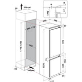 Whirlpool WHC18D011B1 Indbygget 268 L Hvid