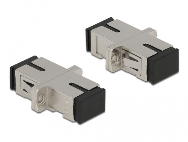 DeLOCK 86872 fiber adapter SC Sølv