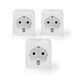 Nedis WIFIP121FWT3 smart stik 3680 W Hjem Hvid