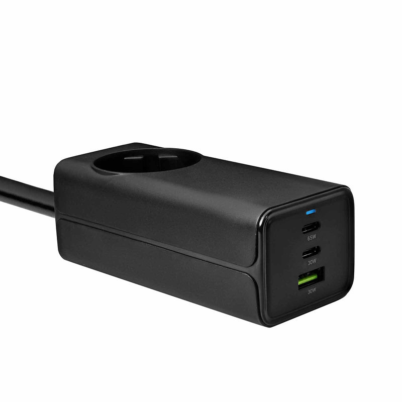 Akyga AK-CH-21 strømadapter og vekselret Indendørs 4000 W Sort