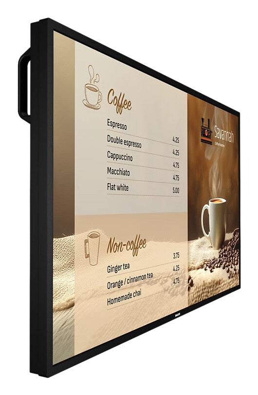 Philips 6000 series 43BDL6017P Digital fladpaneldisplay 108 cm (42.5") LCD 800 cd/m² 4K Ultra HD Sort Indbygget processer Android 14 24/7