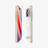 Spigen Ultra Hybrid (MagFit) mobiltelefon etui 17,5 cm (6.9") Cover Beige, Transparent