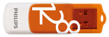 Philips FM12FD05B USB-nøgle 128 GB USB Type-A 2.0 Orange, Hvid