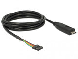 DeLOCK 63913 USB-kabel 2 m USB C Sort