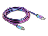 DeLOCK 81116 USB-kabel USB 2.0 2 m USB C 0,48 Gbit/sek. 60 W Flerfarvet